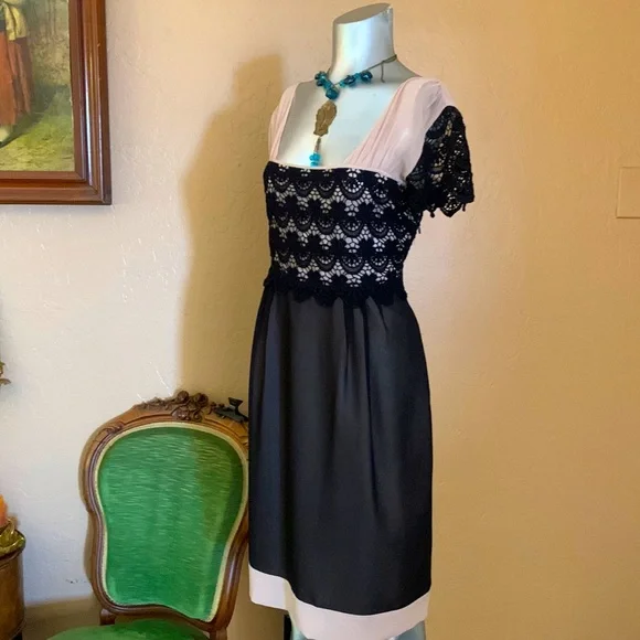 Philosophy Alberta Ferreti Lace Dress. Sz 10 - Picture 2 of 6